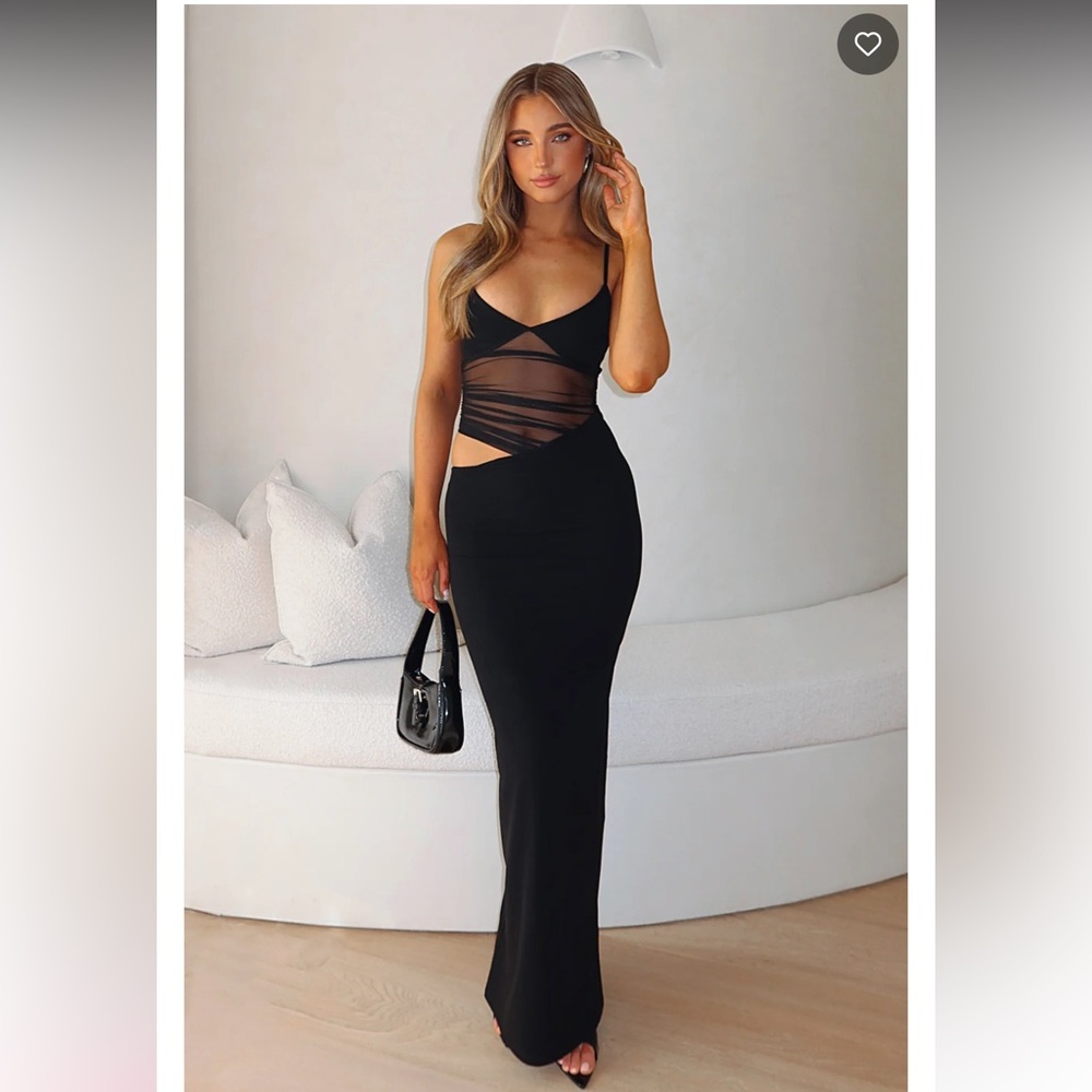 White Fox Boutique Call Me Up Maxi Dress